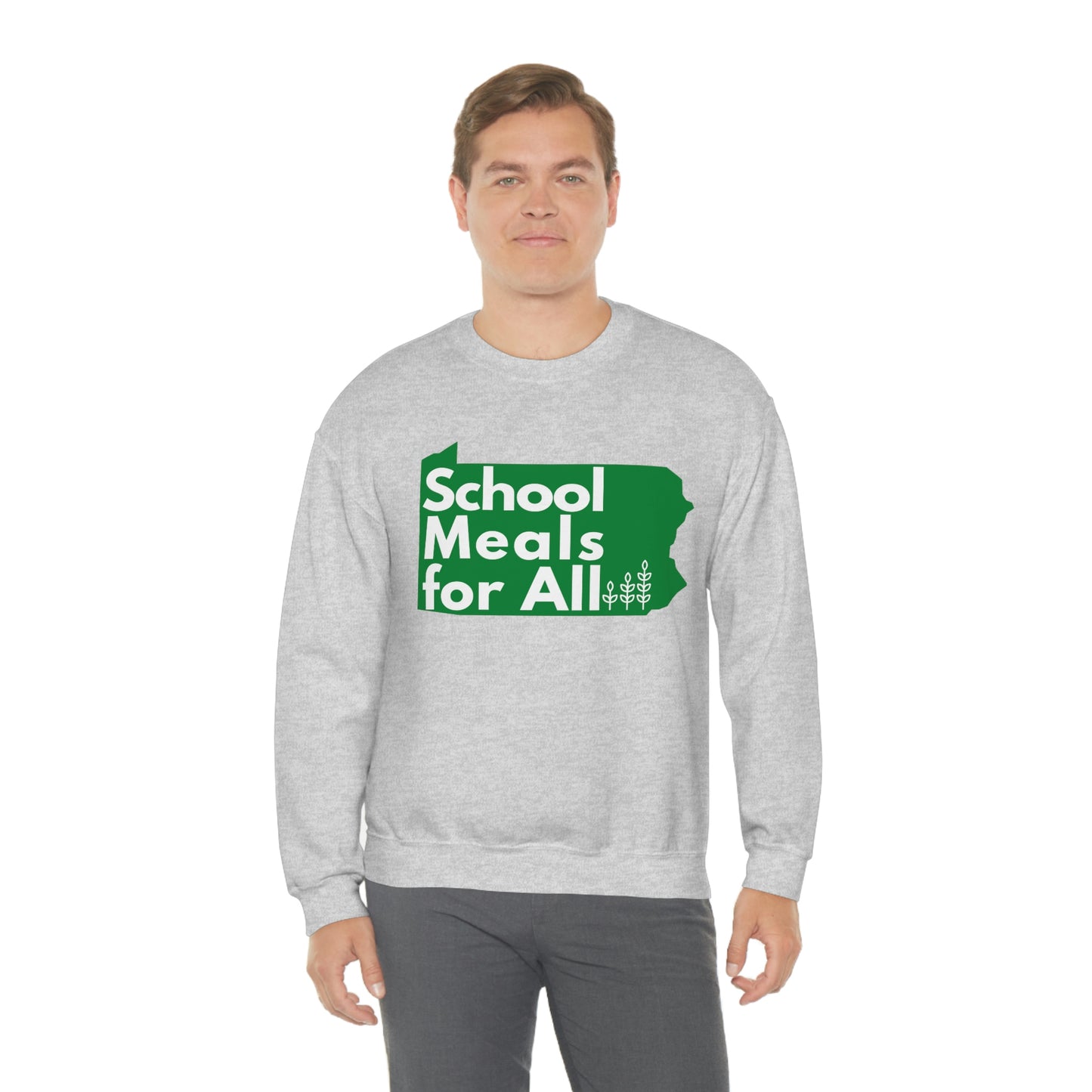 School Meals for All Crewneck Sweatshirt