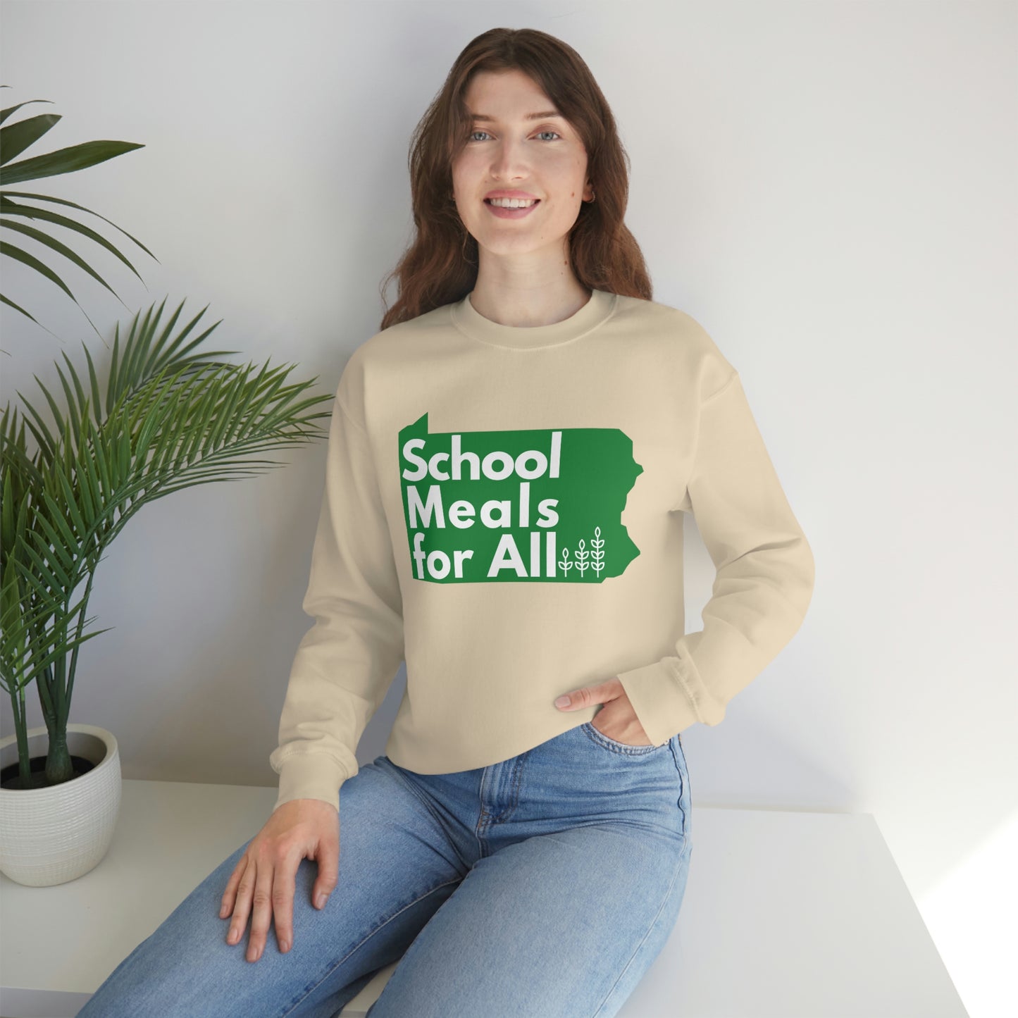 School Meals for All Crewneck Sweatshirt