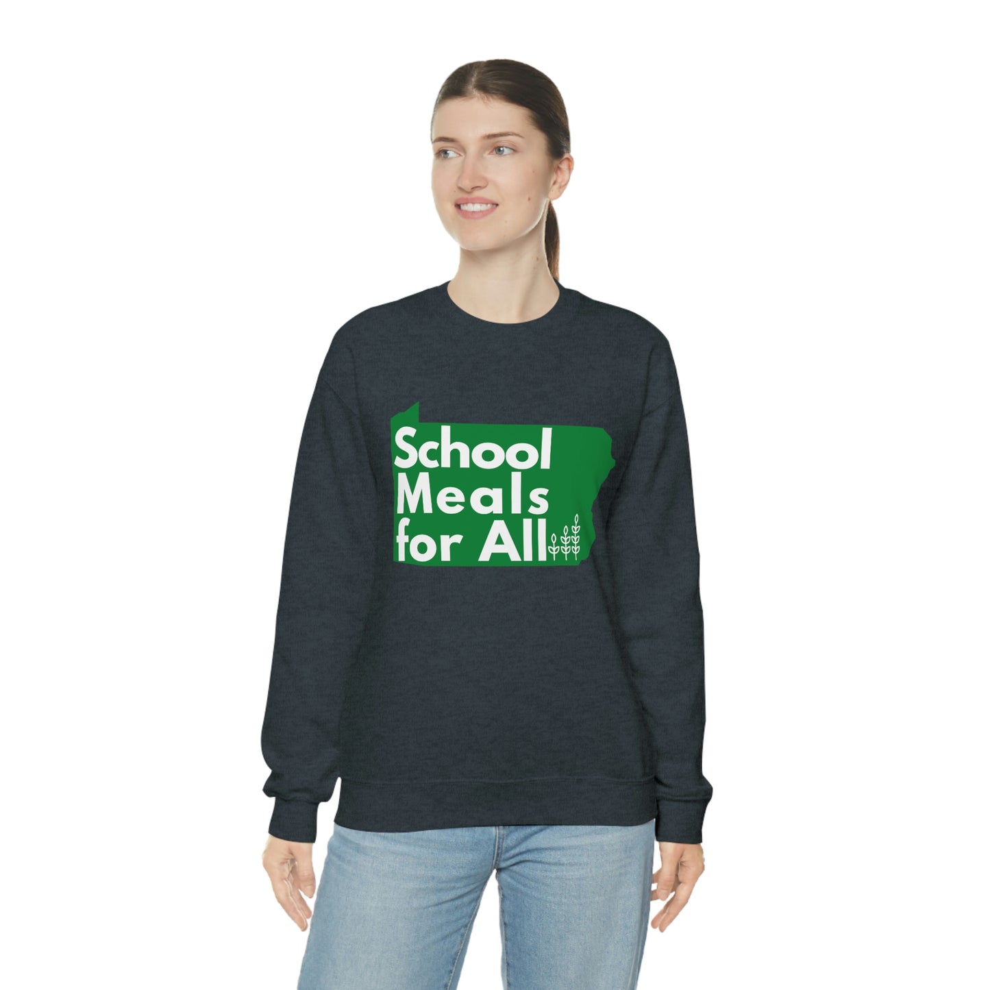 School Meals for All Crewneck Sweatshirt