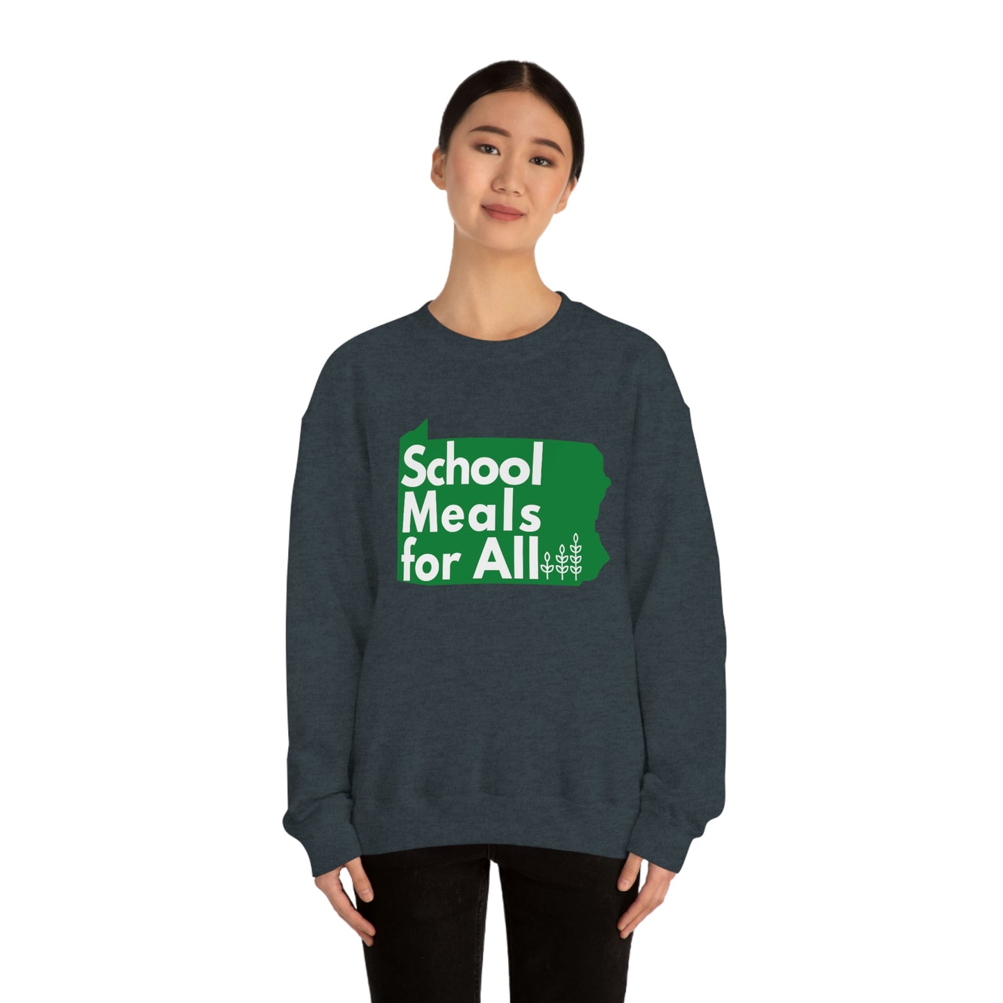 School Meals for All Crewneck Sweatshirt