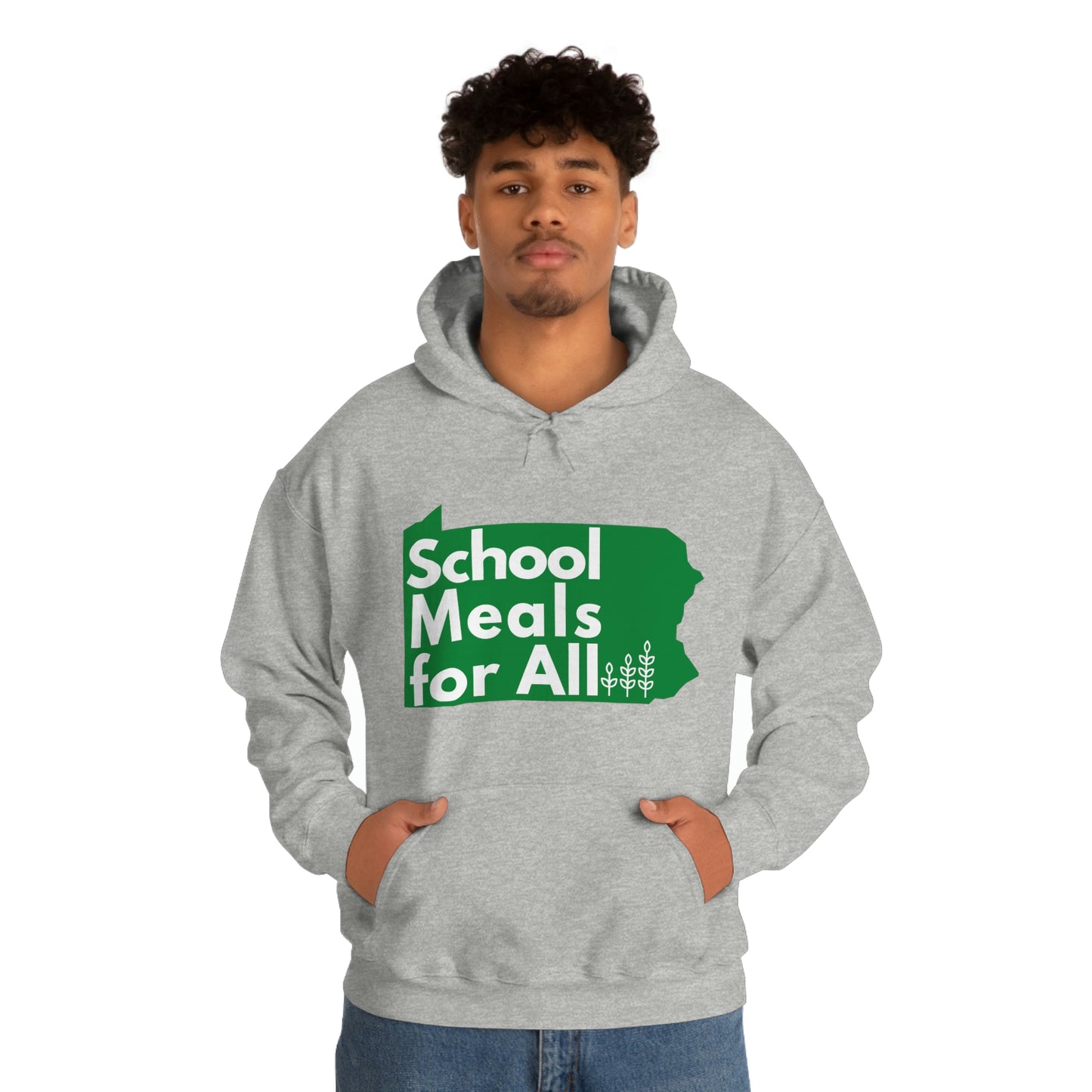 School Meals for All Hooded Sweatshirt