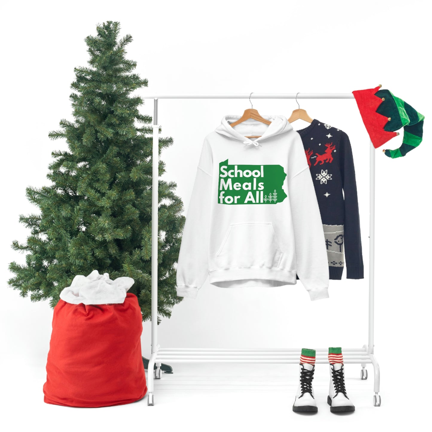 School Meals for All Hooded Sweatshirt