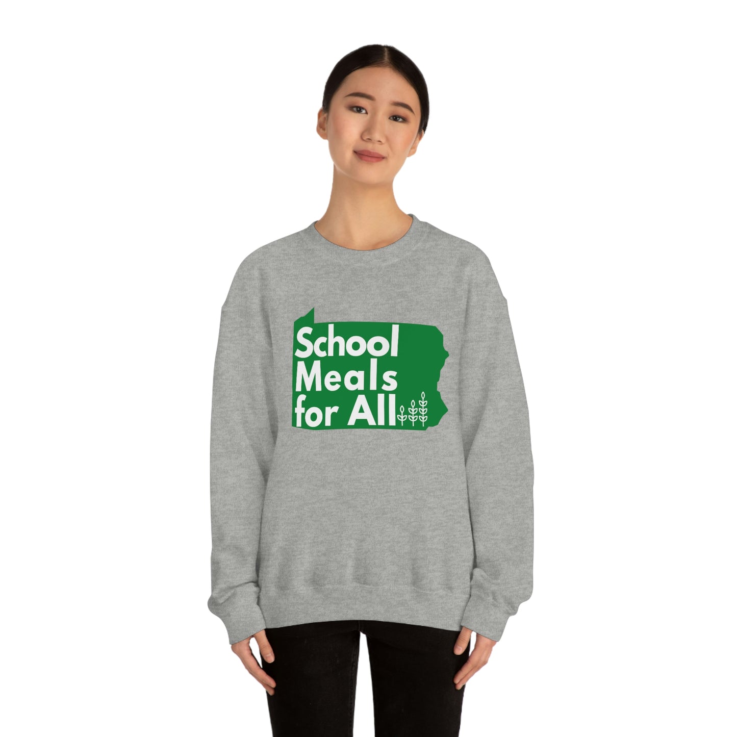 School Meals for All Crewneck Sweatshirt