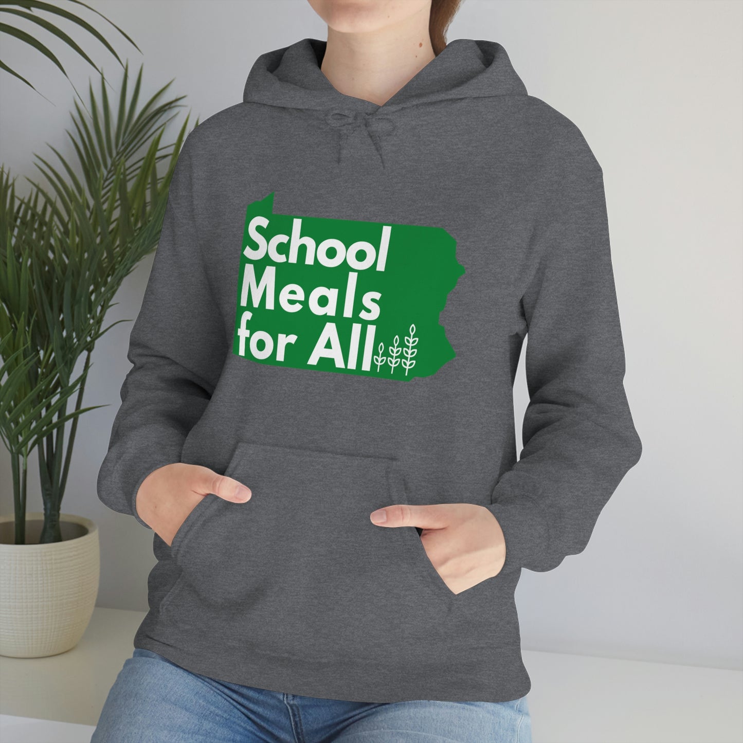 School Meals for All Hooded Sweatshirt