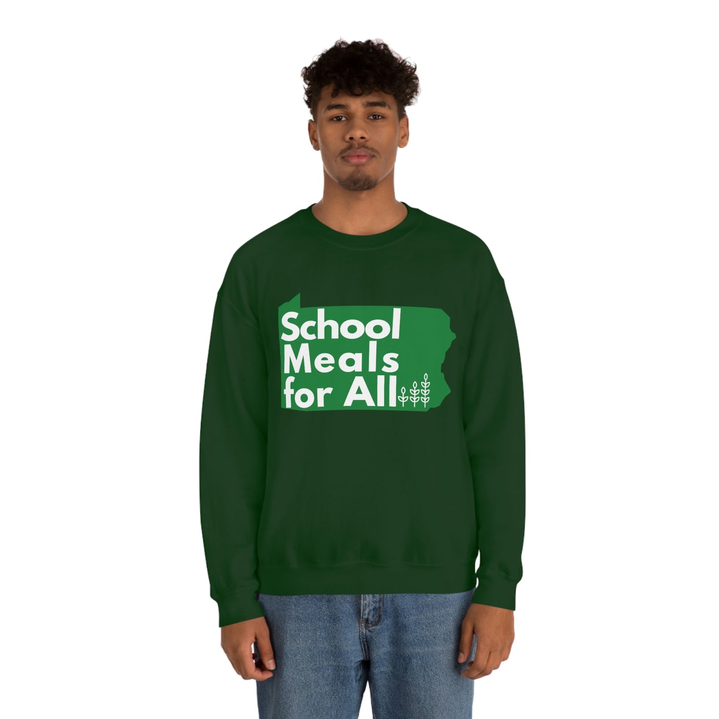 School Meals for All Crewneck Sweatshirt