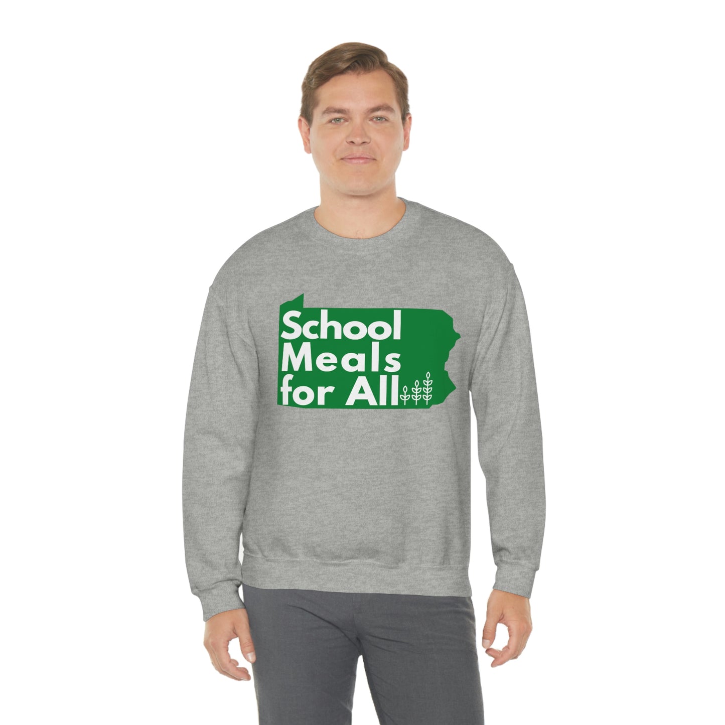 School Meals for All Crewneck Sweatshirt