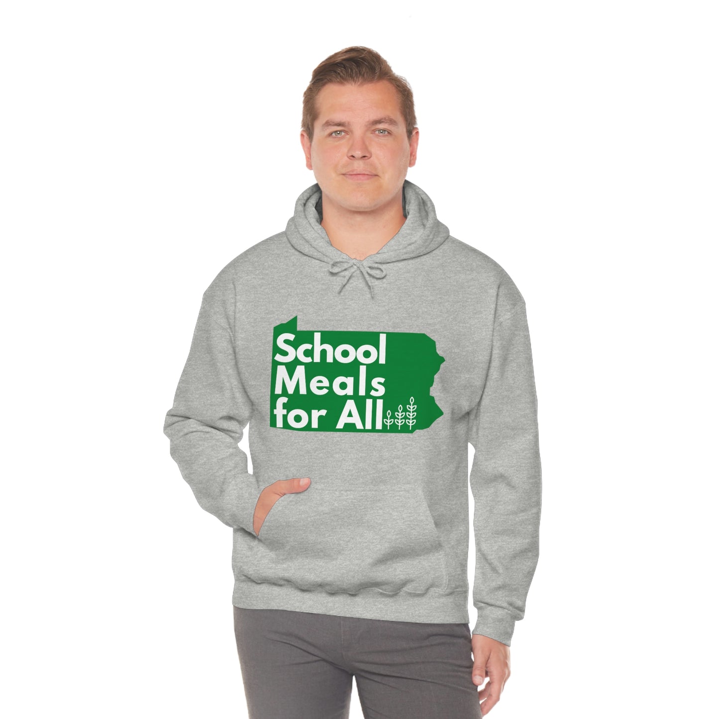 School Meals for All Hooded Sweatshirt