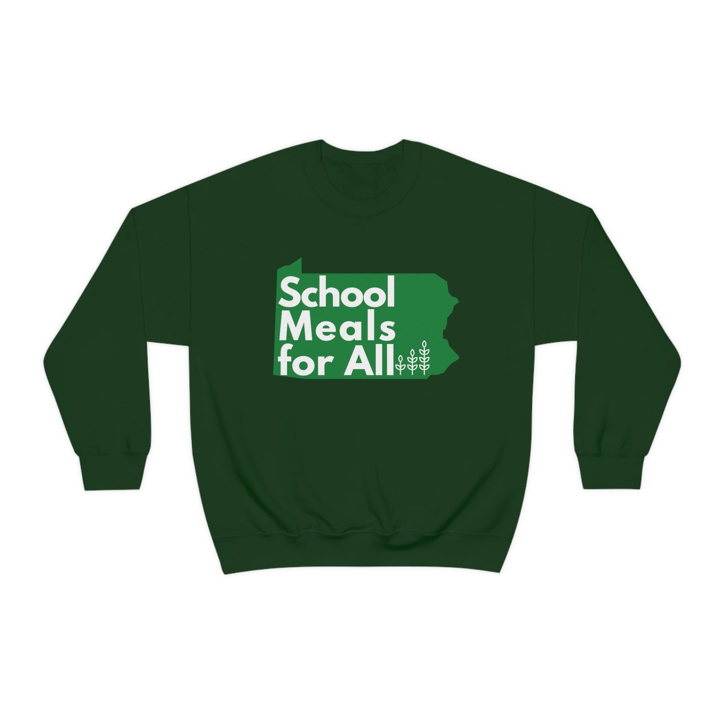 School Meals for All Crewneck Sweatshirt