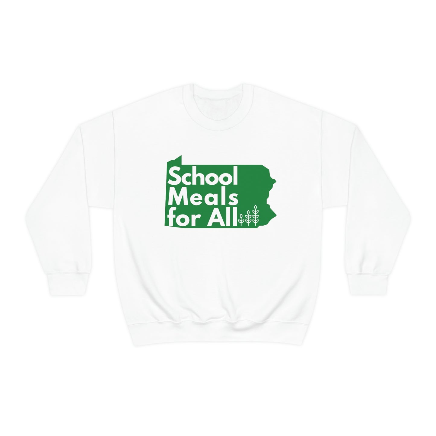 School Meals for All Crewneck Sweatshirt