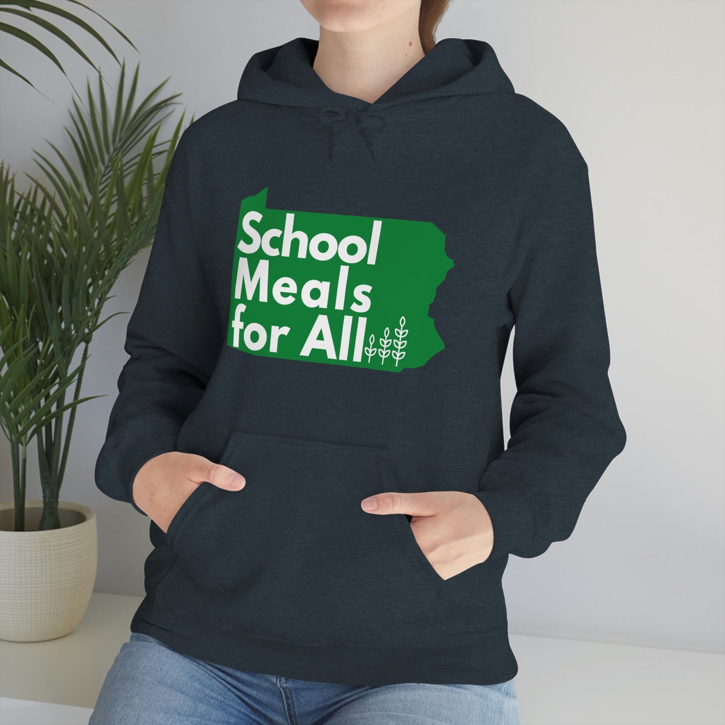 School Meals for All Hooded Sweatshirt