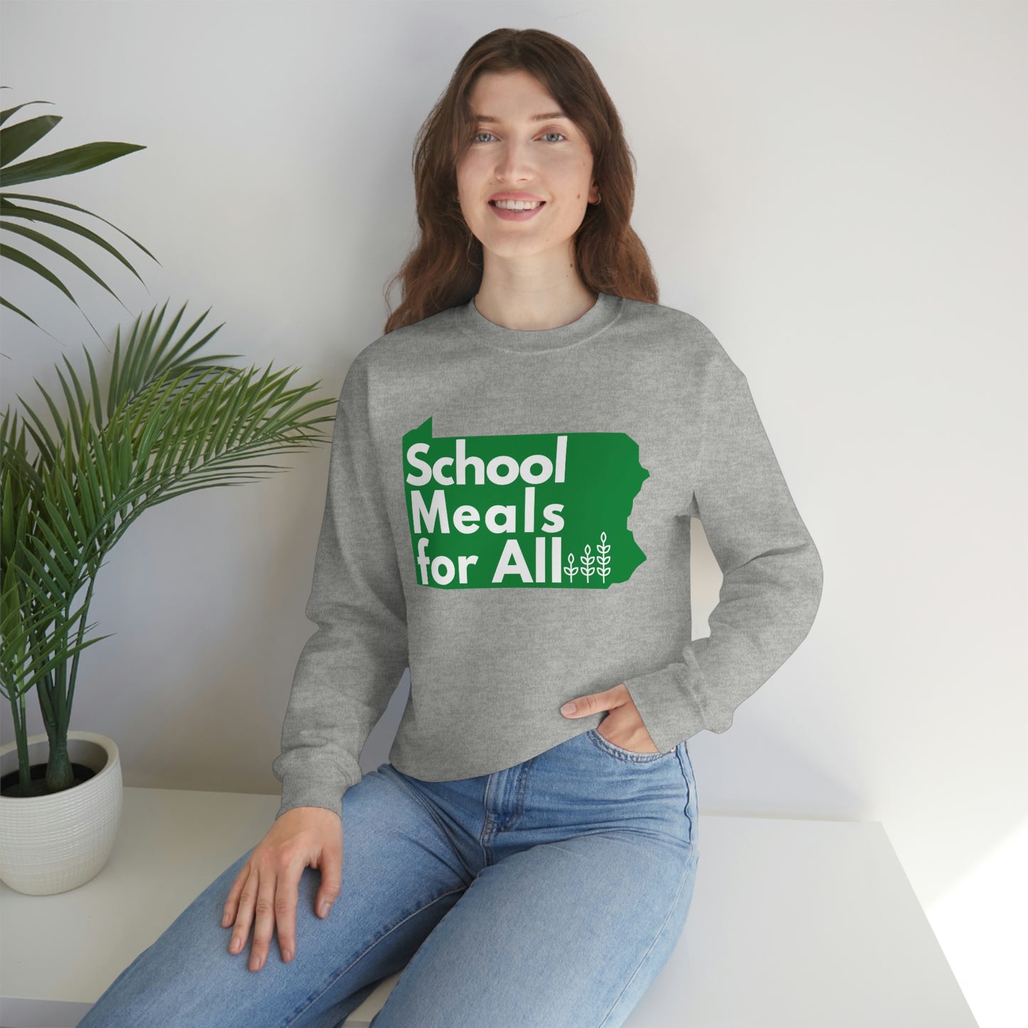 School Meals for All Crewneck Sweatshirt