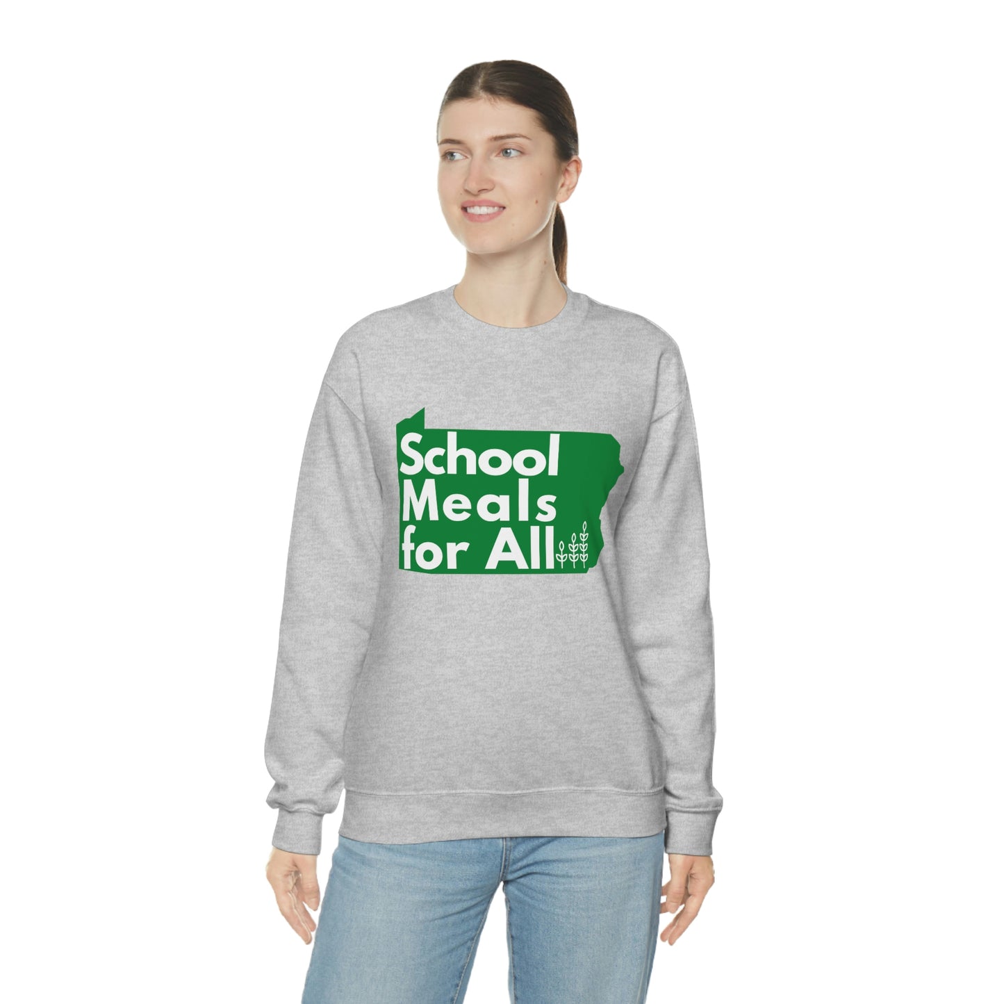 School Meals for All Crewneck Sweatshirt