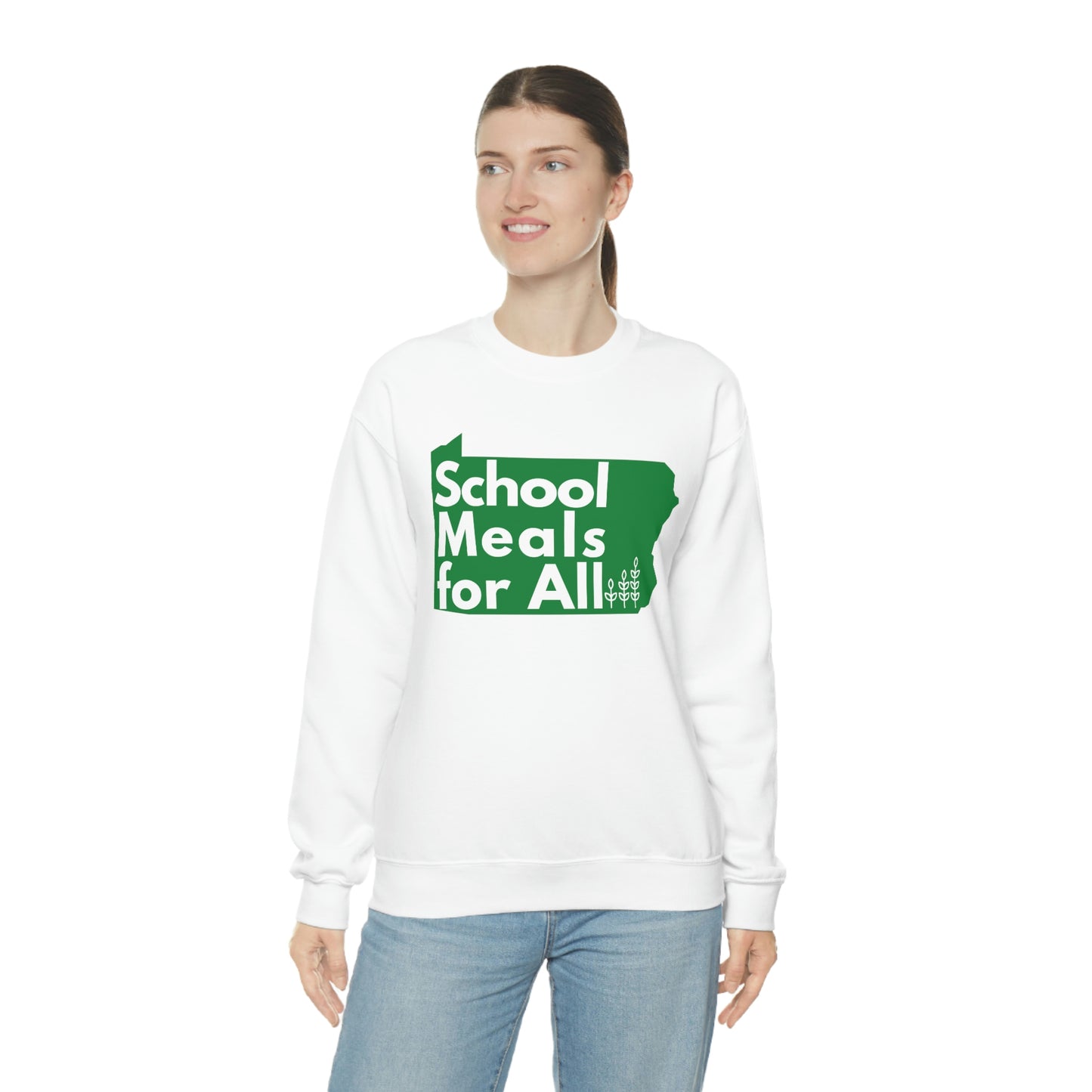 School Meals for All Crewneck Sweatshirt