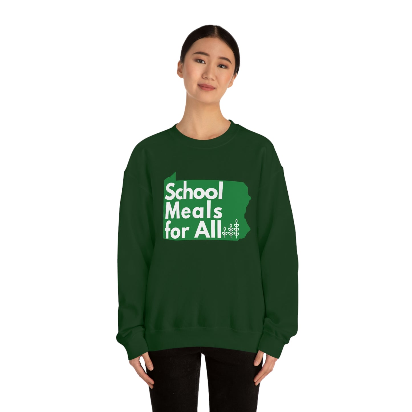 School Meals for All Crewneck Sweatshirt