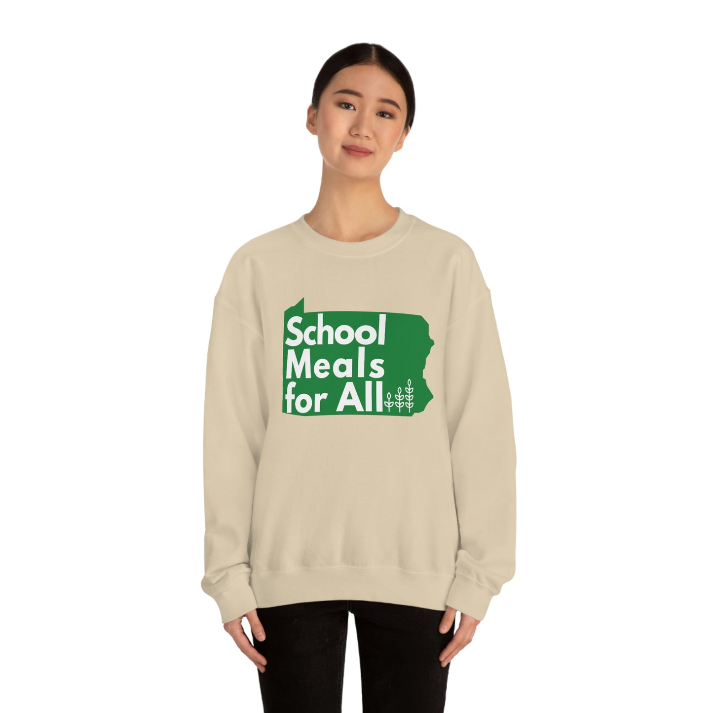 School Meals for All Crewneck Sweatshirt