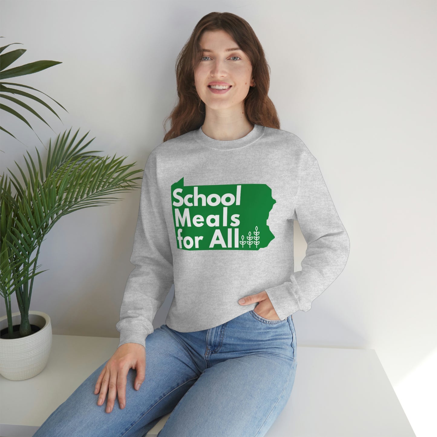School Meals for All Crewneck Sweatshirt
