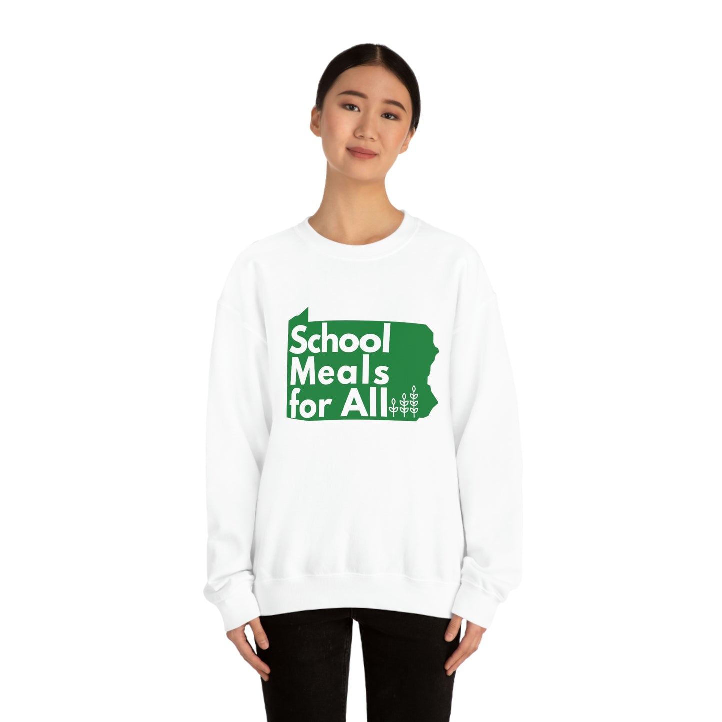 School Meals for All Crewneck Sweatshirt