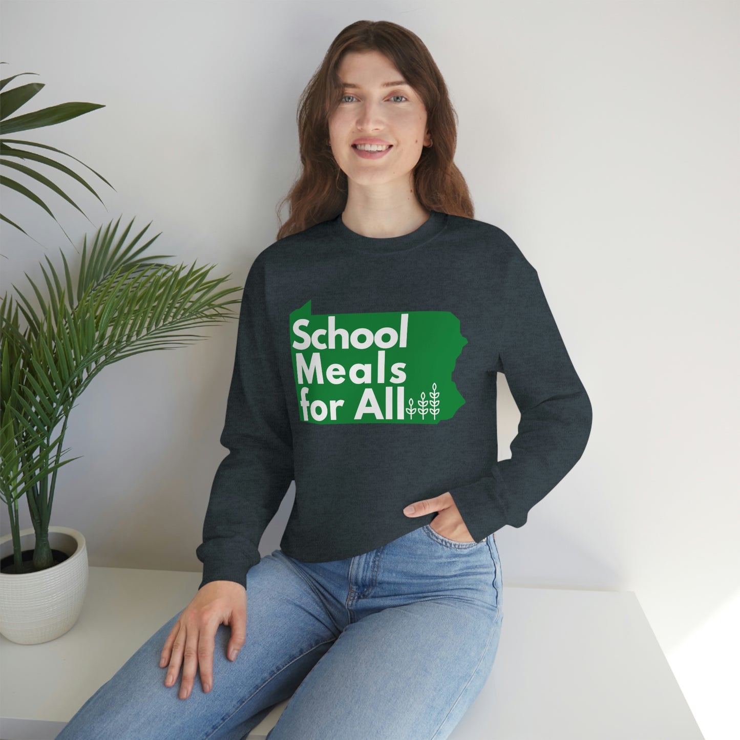 School Meals for All Crewneck Sweatshirt