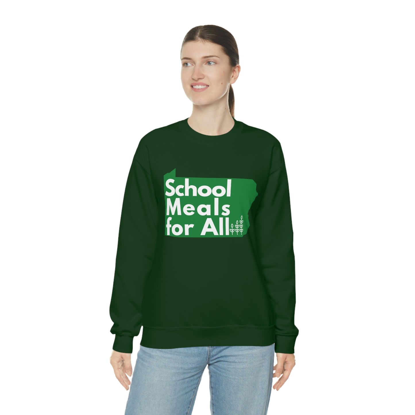 School Meals for All Crewneck Sweatshirt