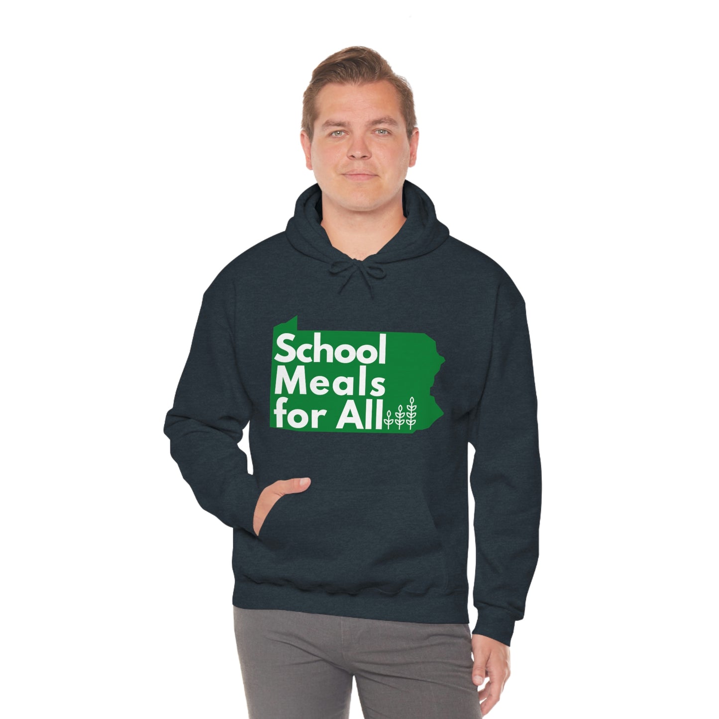 School Meals for All Hooded Sweatshirt
