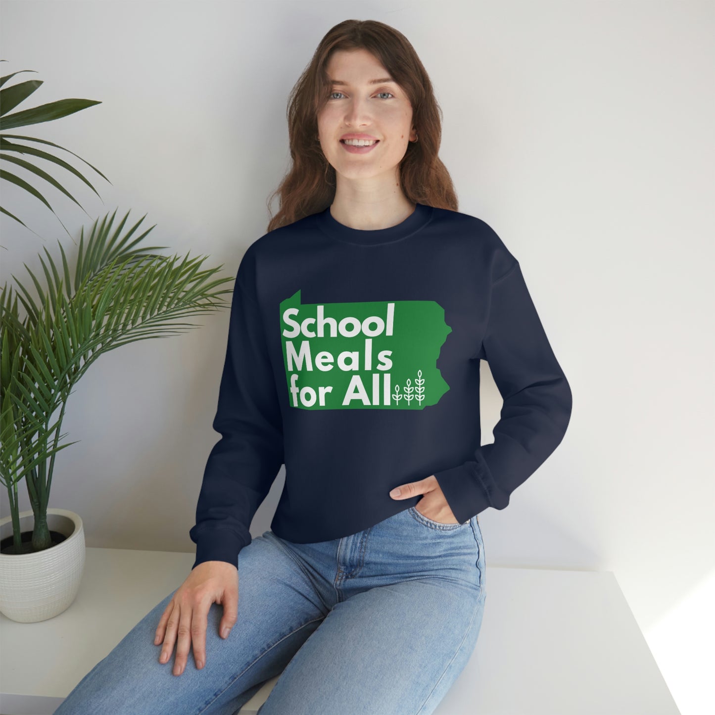 School Meals for All Crewneck Sweatshirt