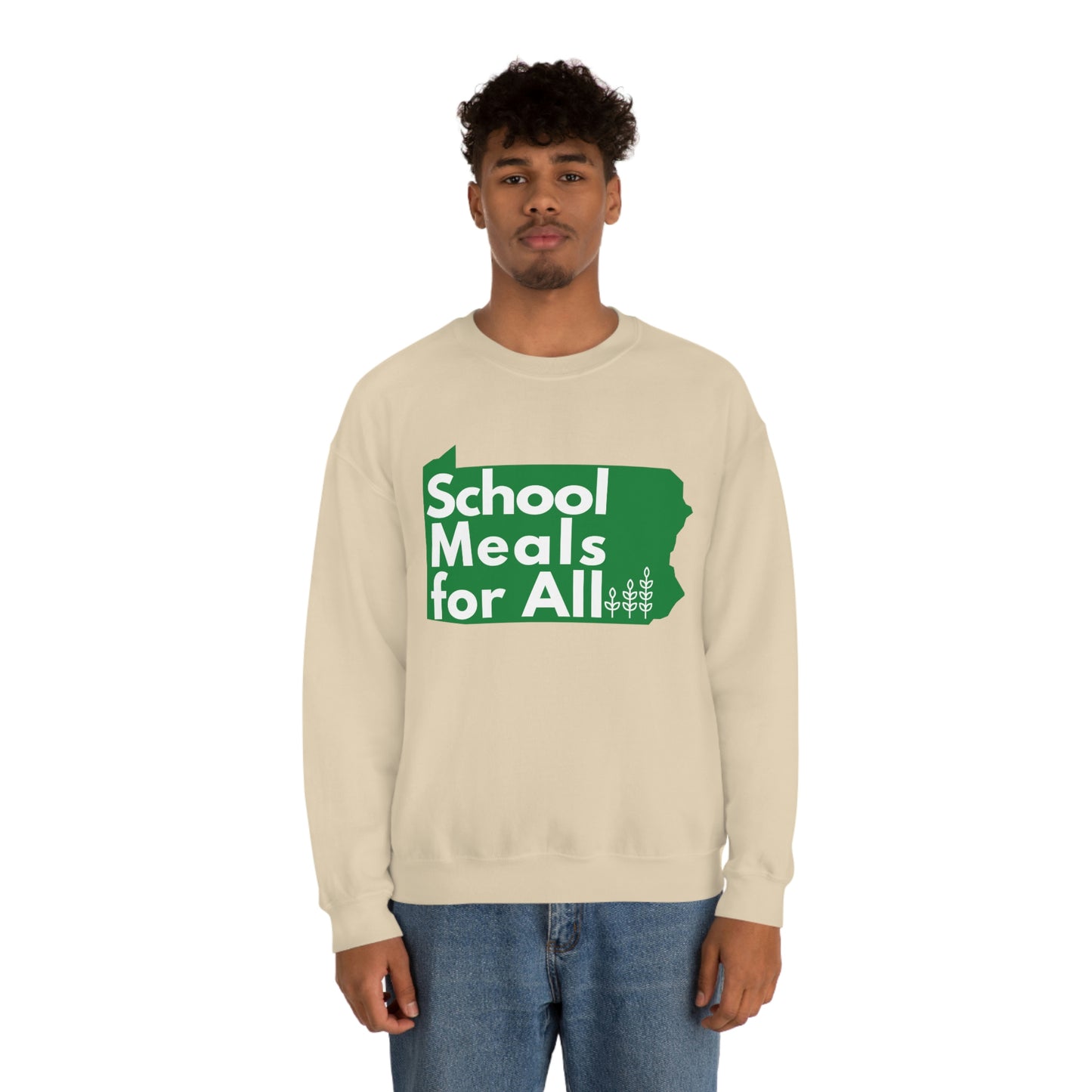 School Meals for All Crewneck Sweatshirt