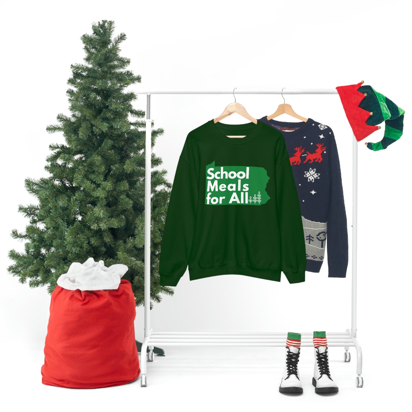 School Meals for All Crewneck Sweatshirt