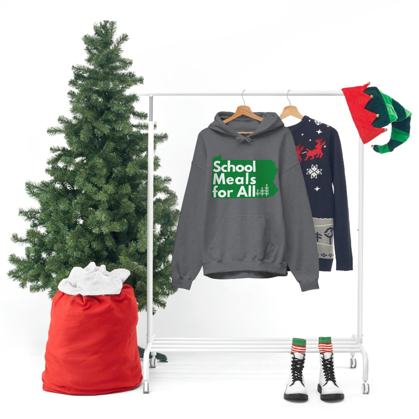 School Meals for All Hooded Sweatshirt