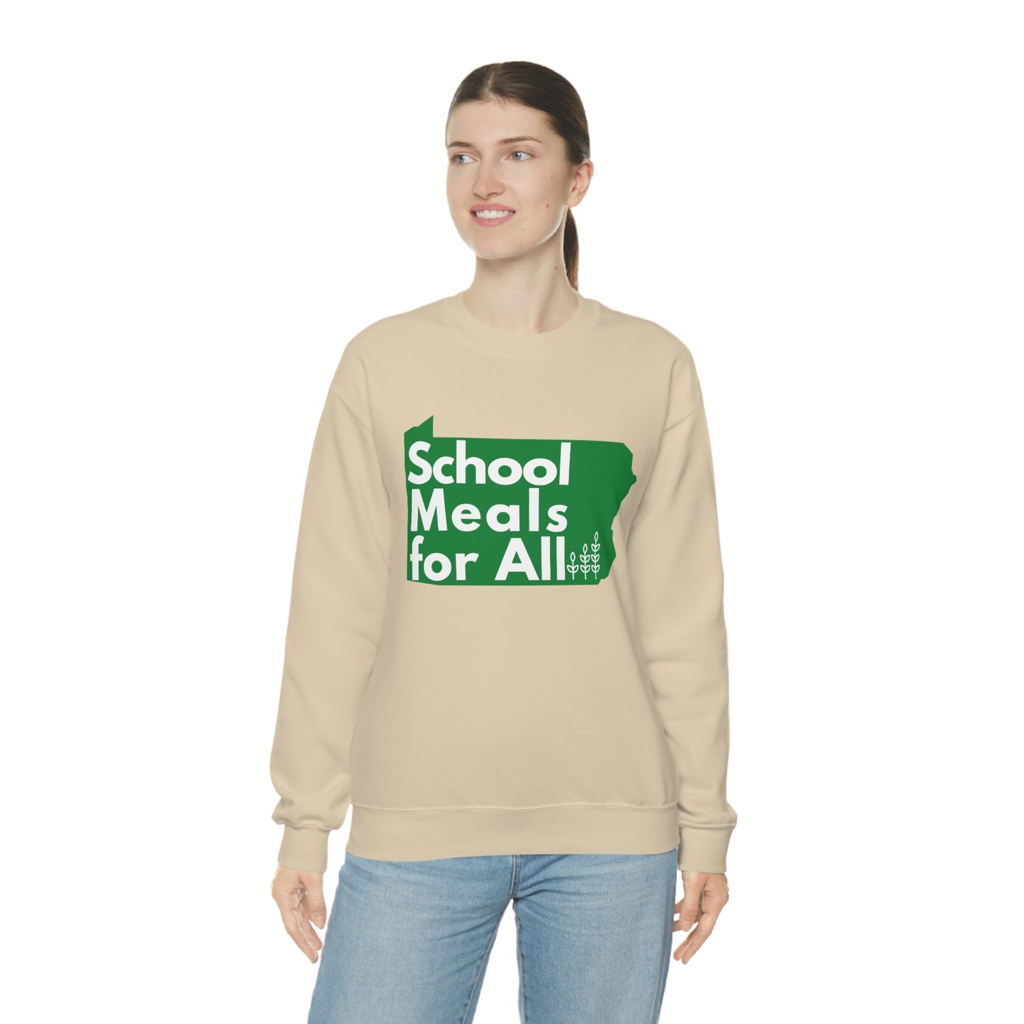 School Meals for All Crewneck Sweatshirt