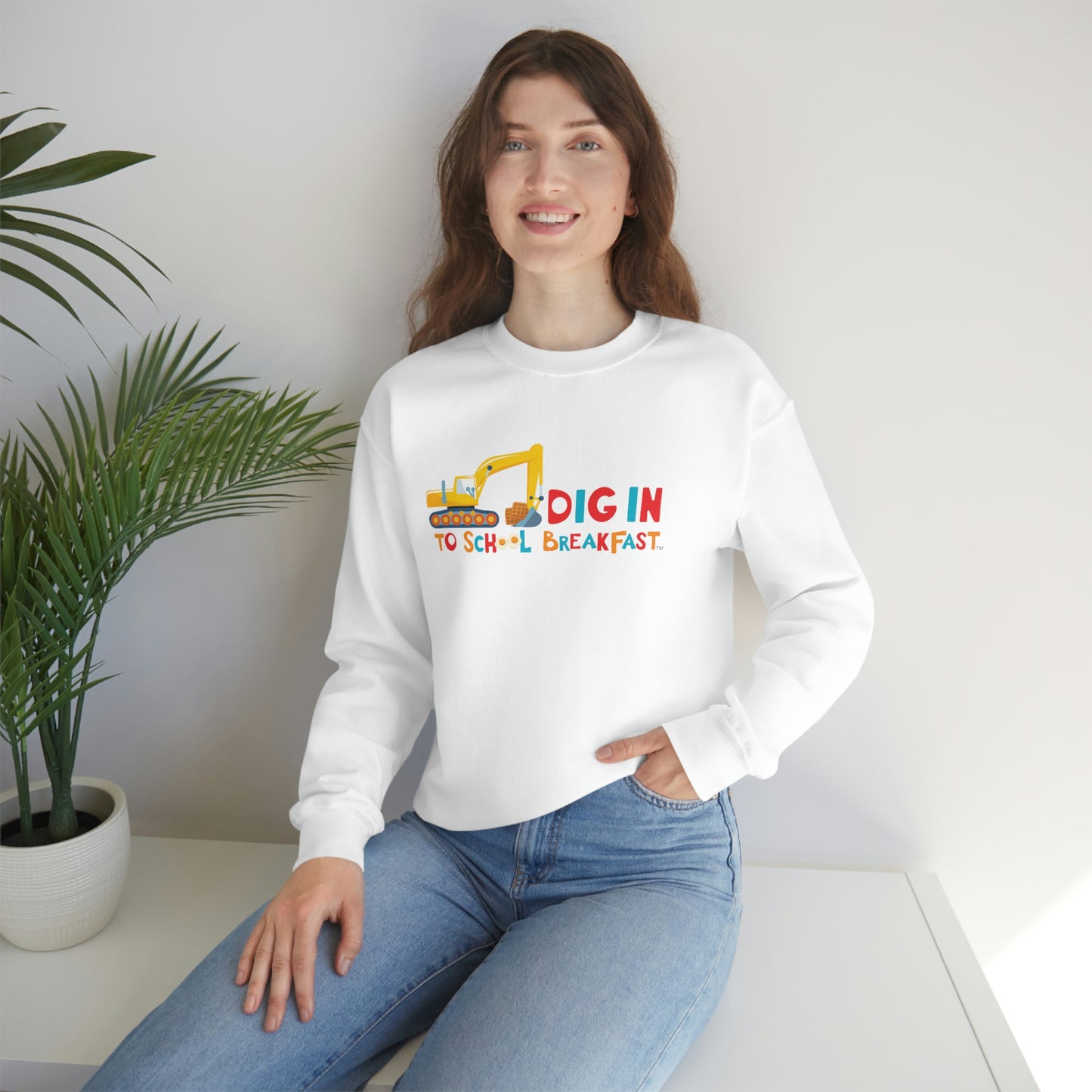 National School Breakfast Week Crewneck Sweatshirt
