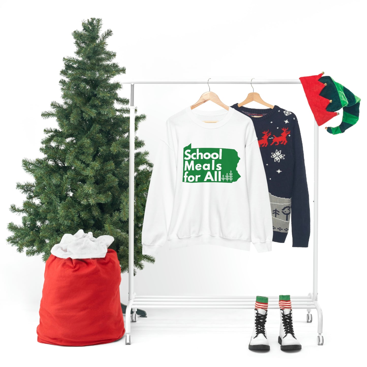 School Meals for All Crewneck Sweatshirt