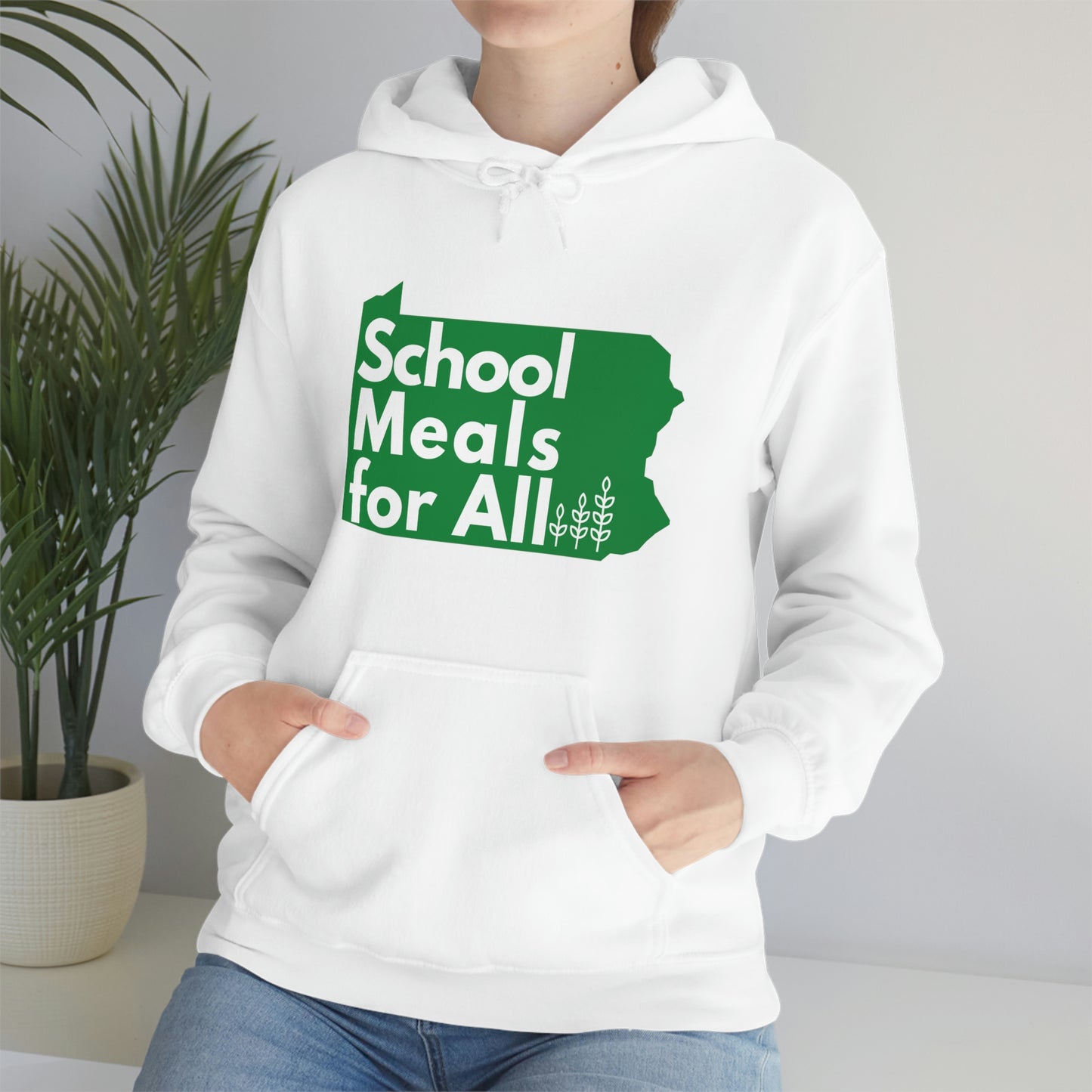 School Meals for All Hooded Sweatshirt