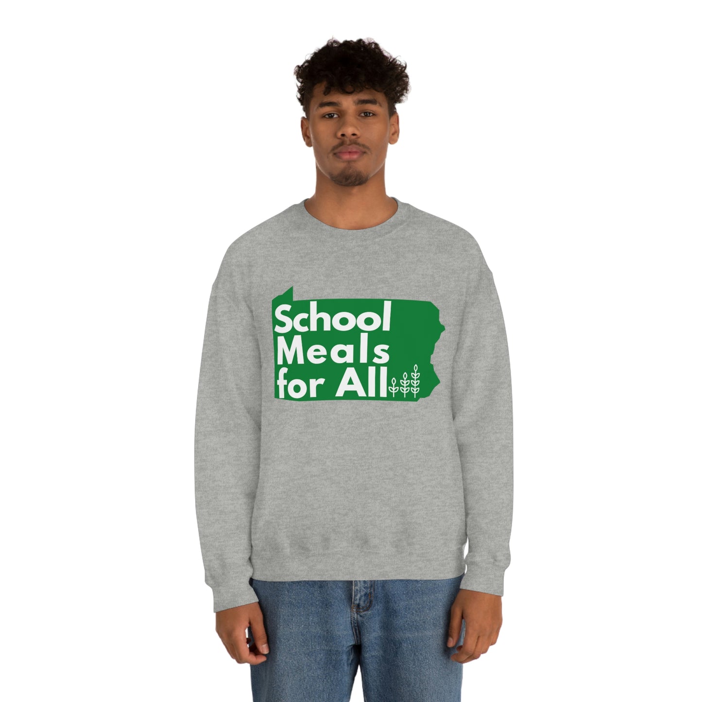 School Meals for All Crewneck Sweatshirt
