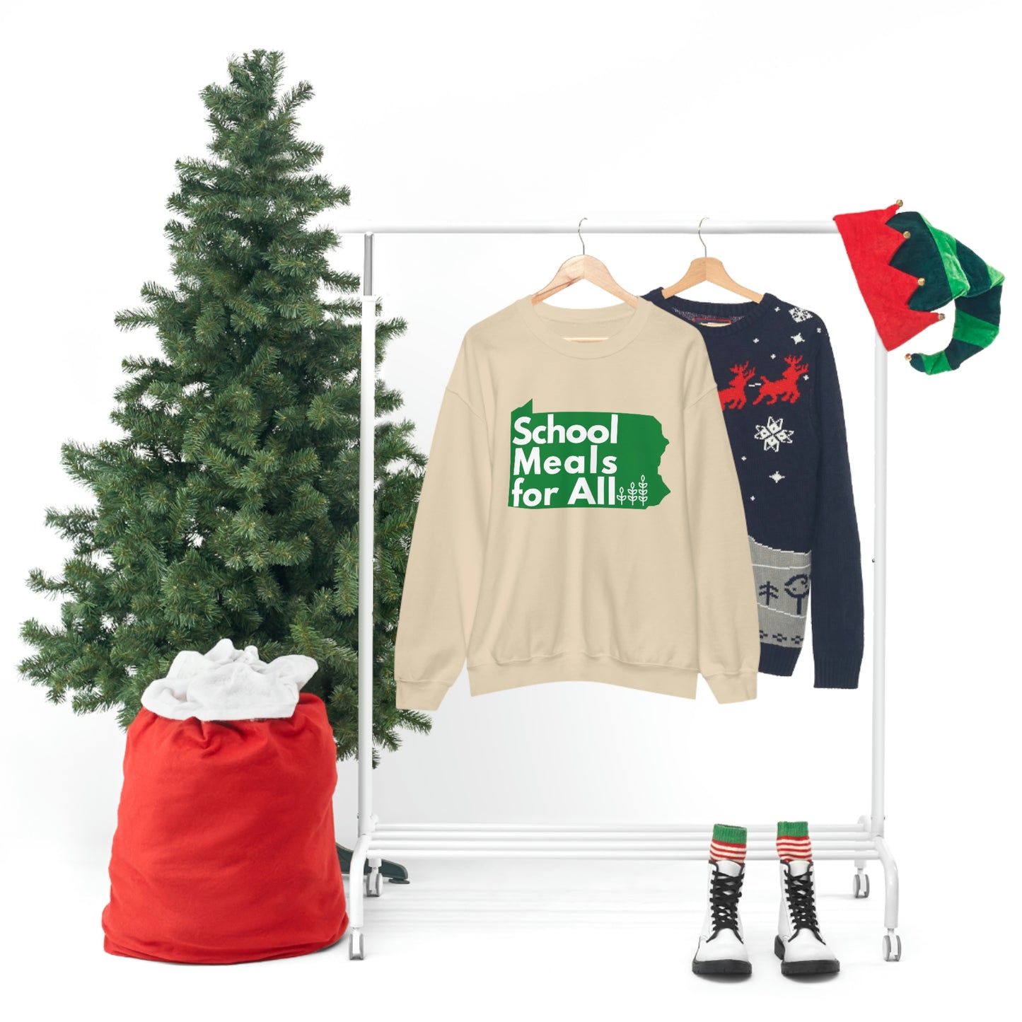 School Meals for All Crewneck Sweatshirt