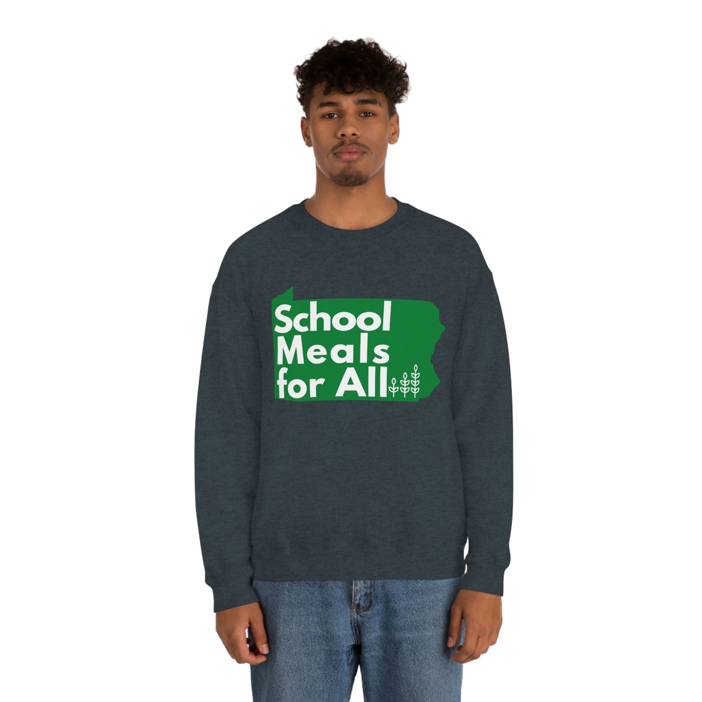 School Meals for All Crewneck Sweatshirt