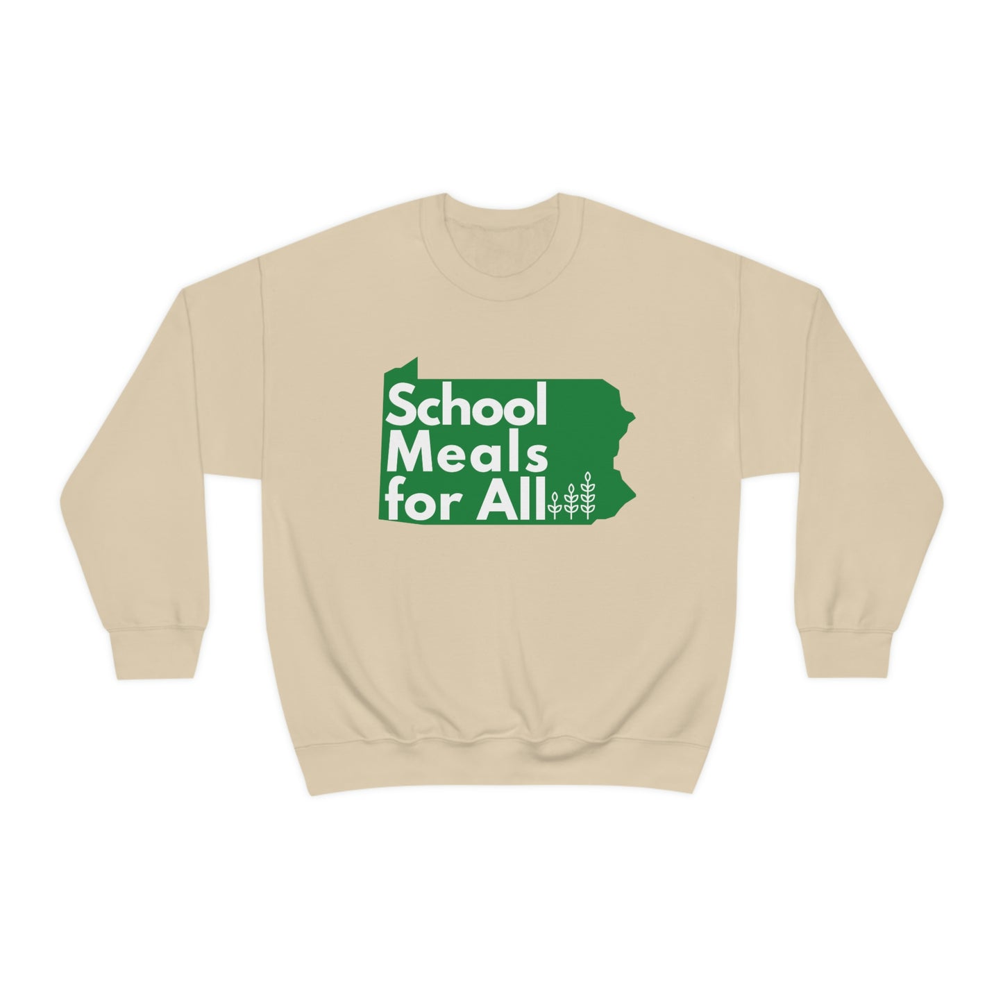 School Meals for All Crewneck Sweatshirt
