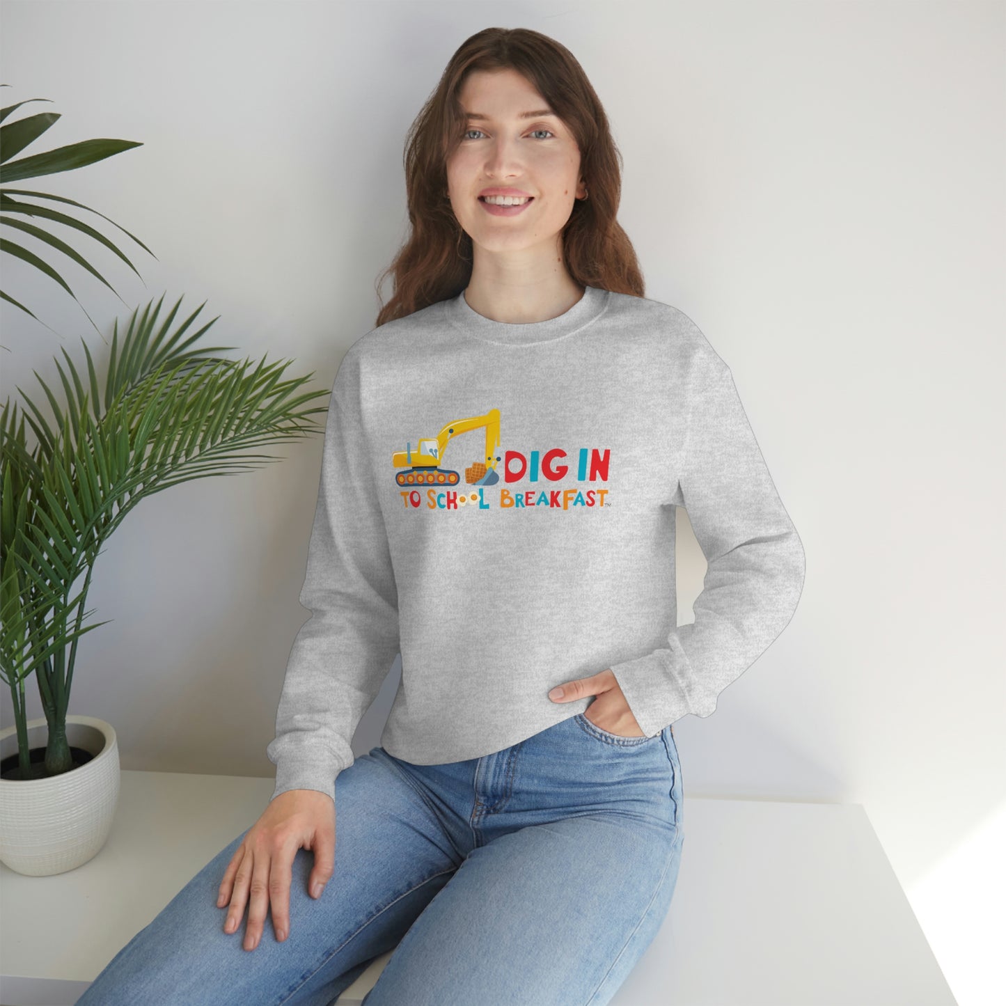 National School Breakfast Week Crewneck Sweatshirt
