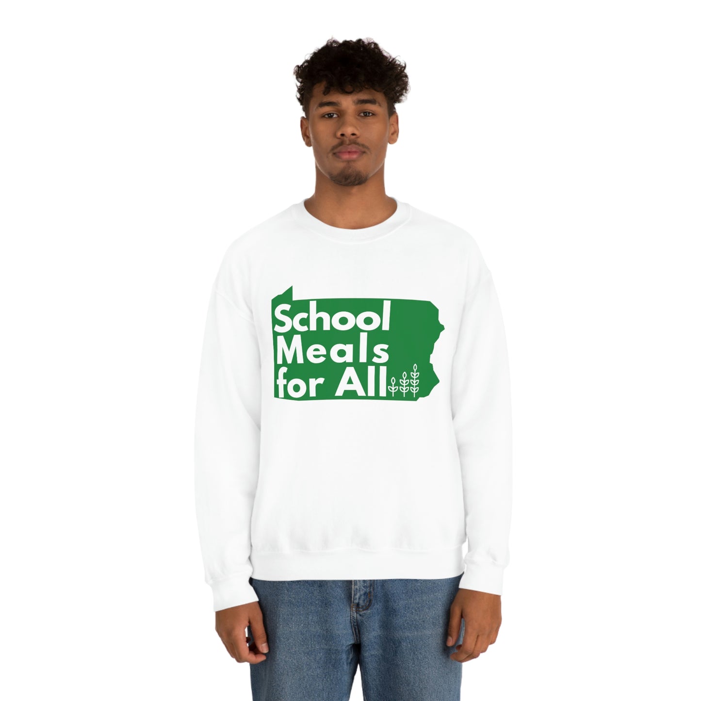 School Meals for All Crewneck Sweatshirt