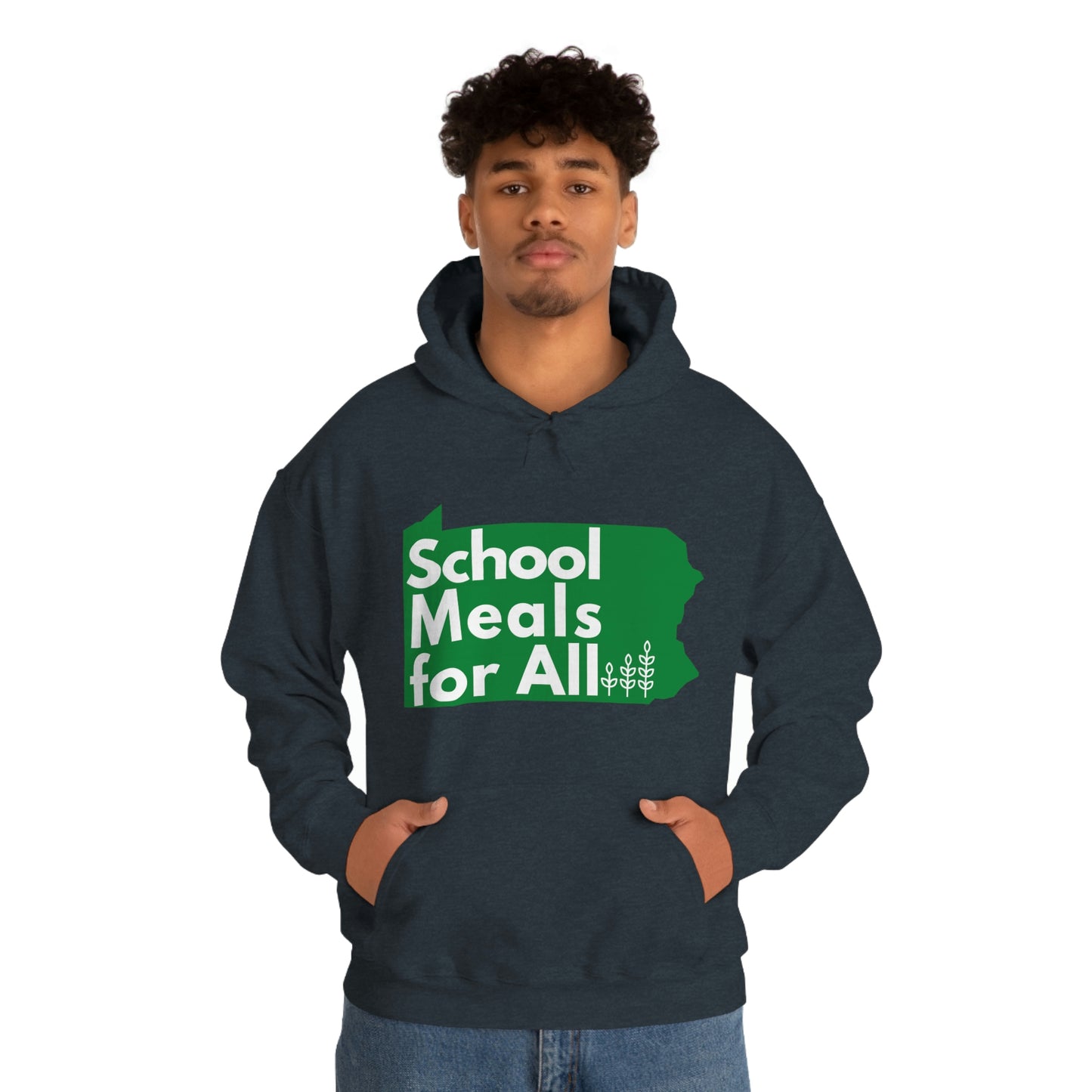 School Meals for All Hooded Sweatshirt
