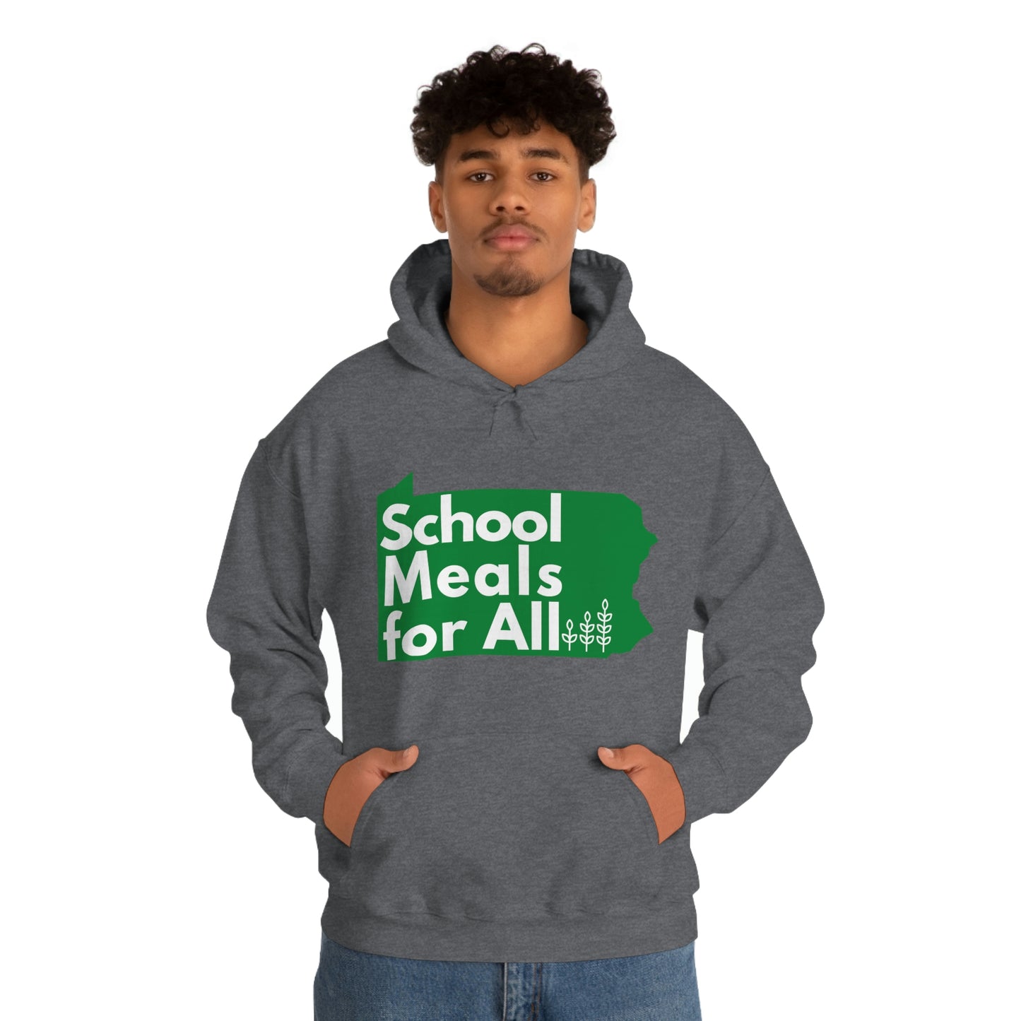 School Meals for All Hooded Sweatshirt