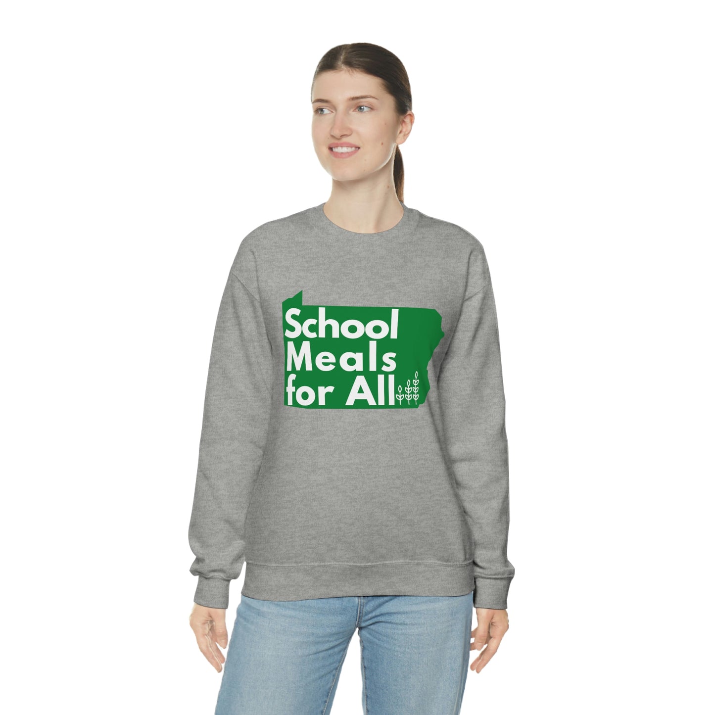 School Meals for All Crewneck Sweatshirt