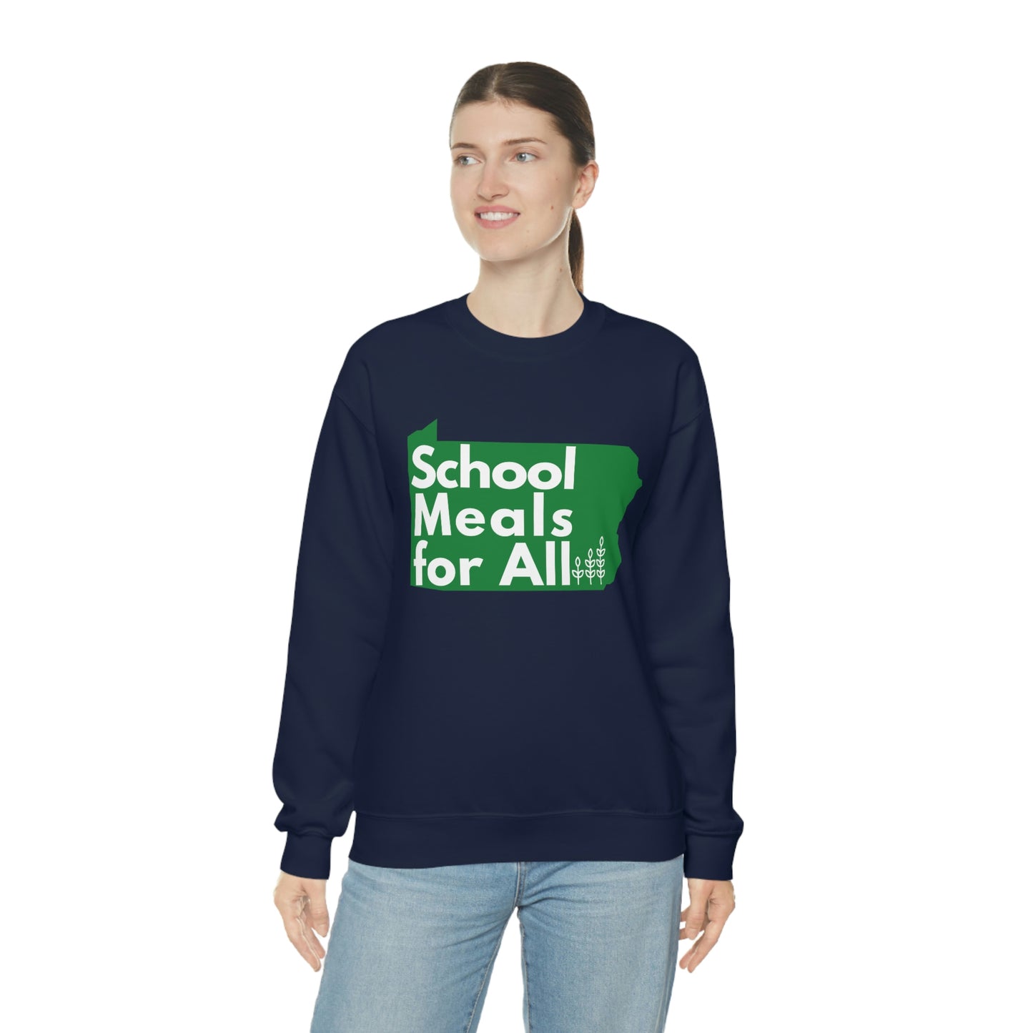 School Meals for All Crewneck Sweatshirt