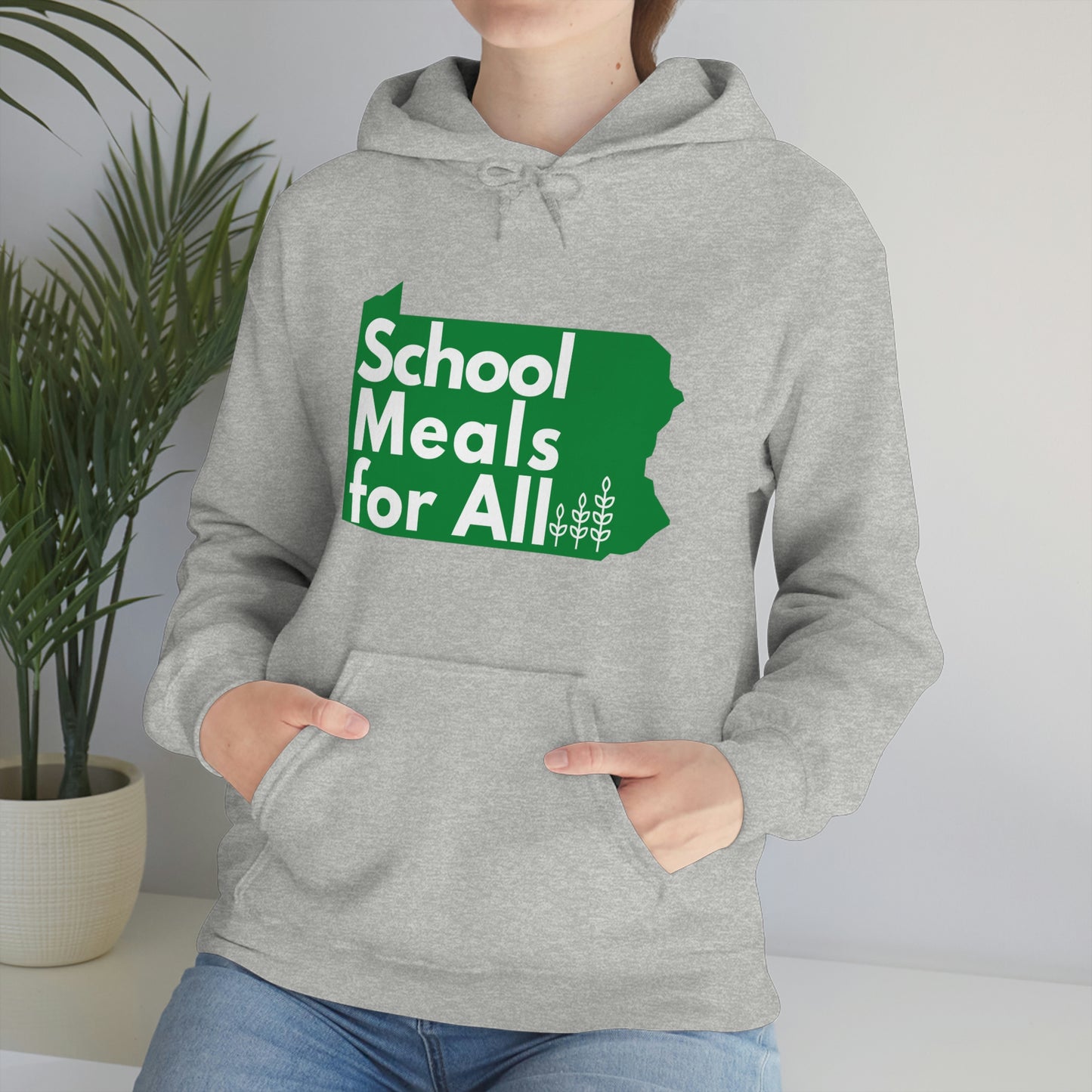 School Meals for All Hooded Sweatshirt