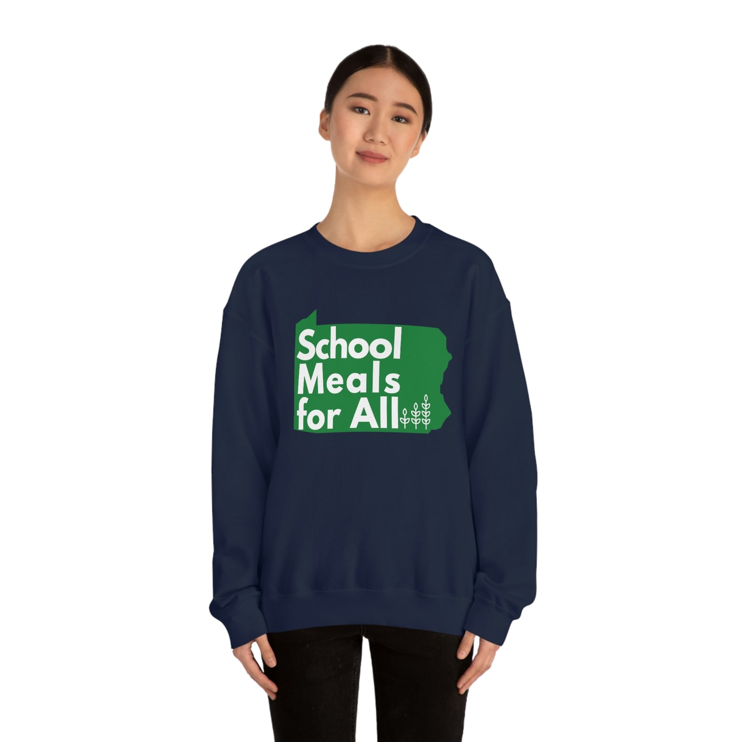 School Meals for All Crewneck Sweatshirt