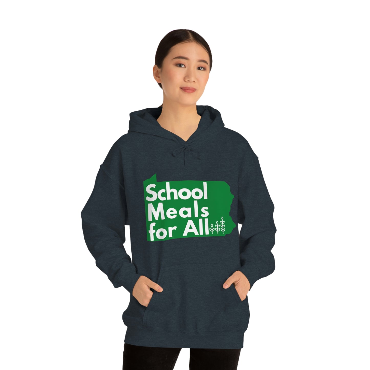 School Meals for All Hooded Sweatshirt
