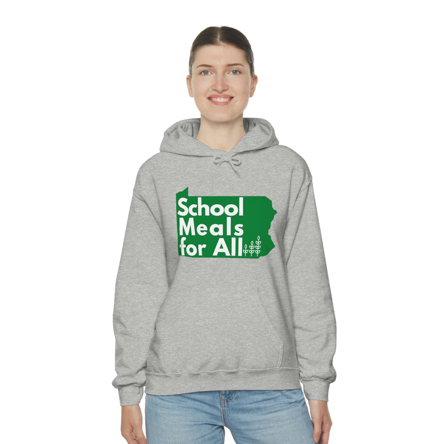 School Meals for All Hooded Sweatshirt