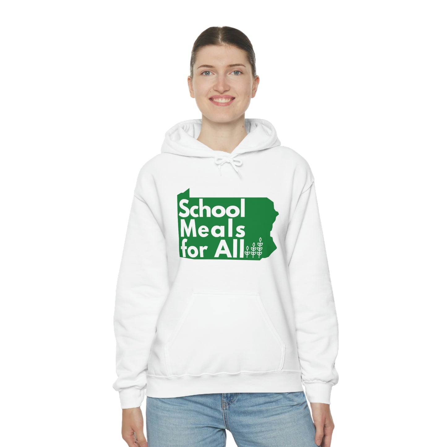 School Meals for All Hooded Sweatshirt